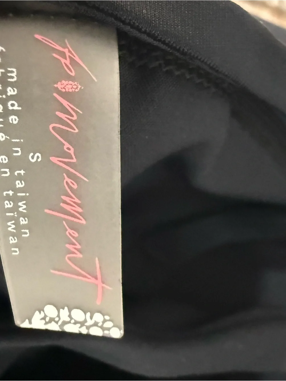 Free People Black High-Waist One Piece (yoga pant material)